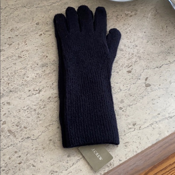 J. Crew Ribbed texting gloves and beanie hat - Picture 3 of 5